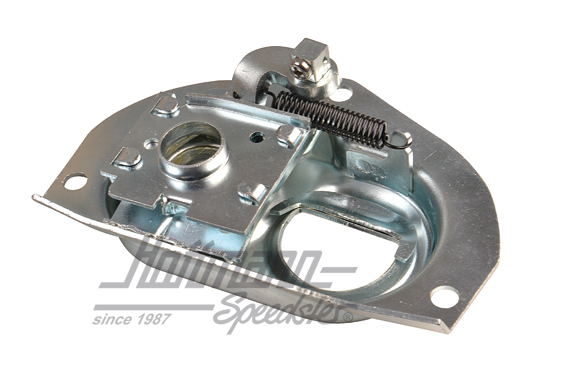 Base, front-hood lock, 65-73                                                                        