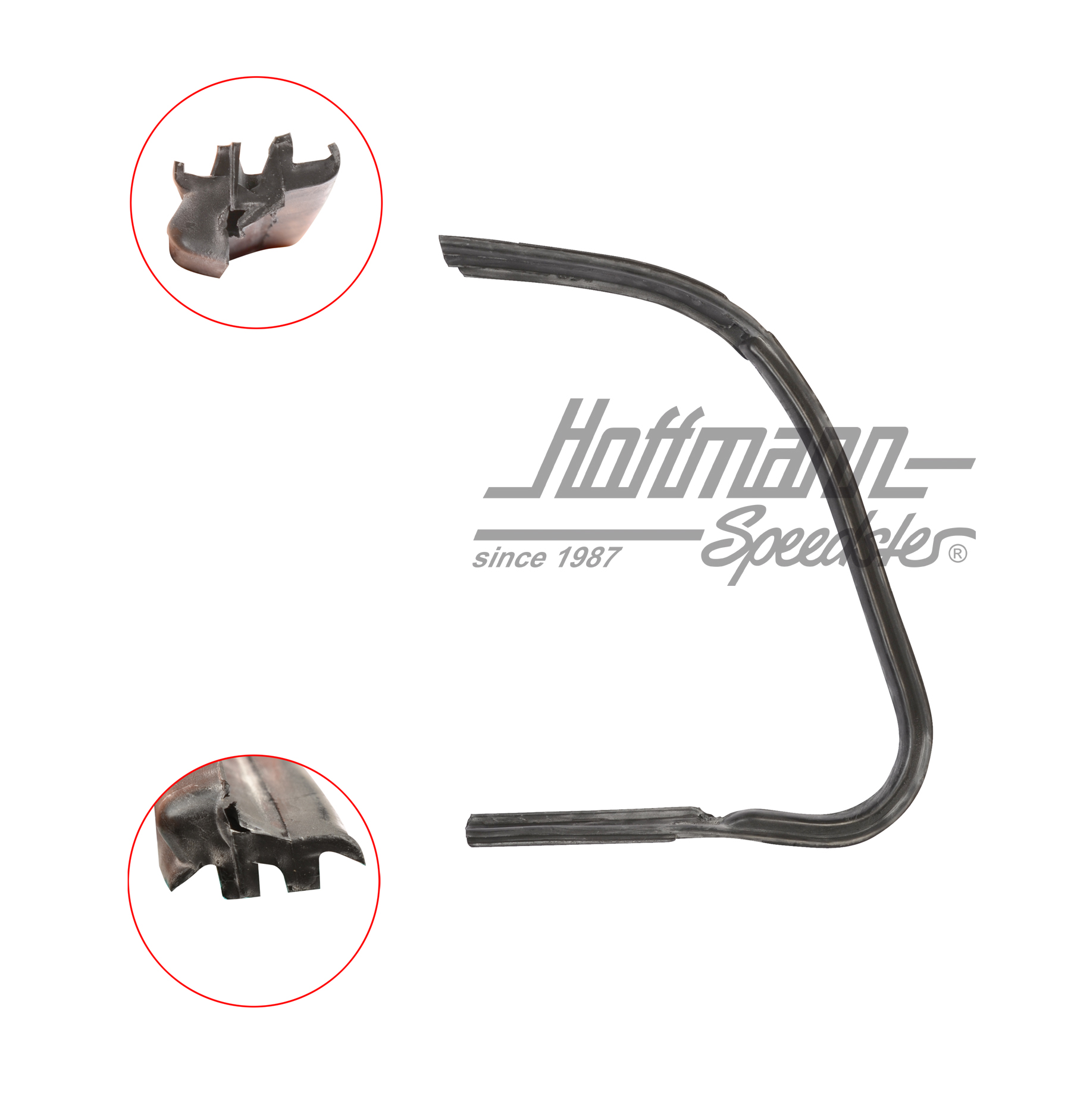 Seal, vent window, right, 8.64- | 111 837 626 B | 020-5232