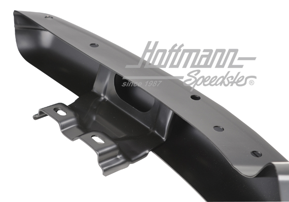 Bumper edge, front, 67-72, black, left                                                              