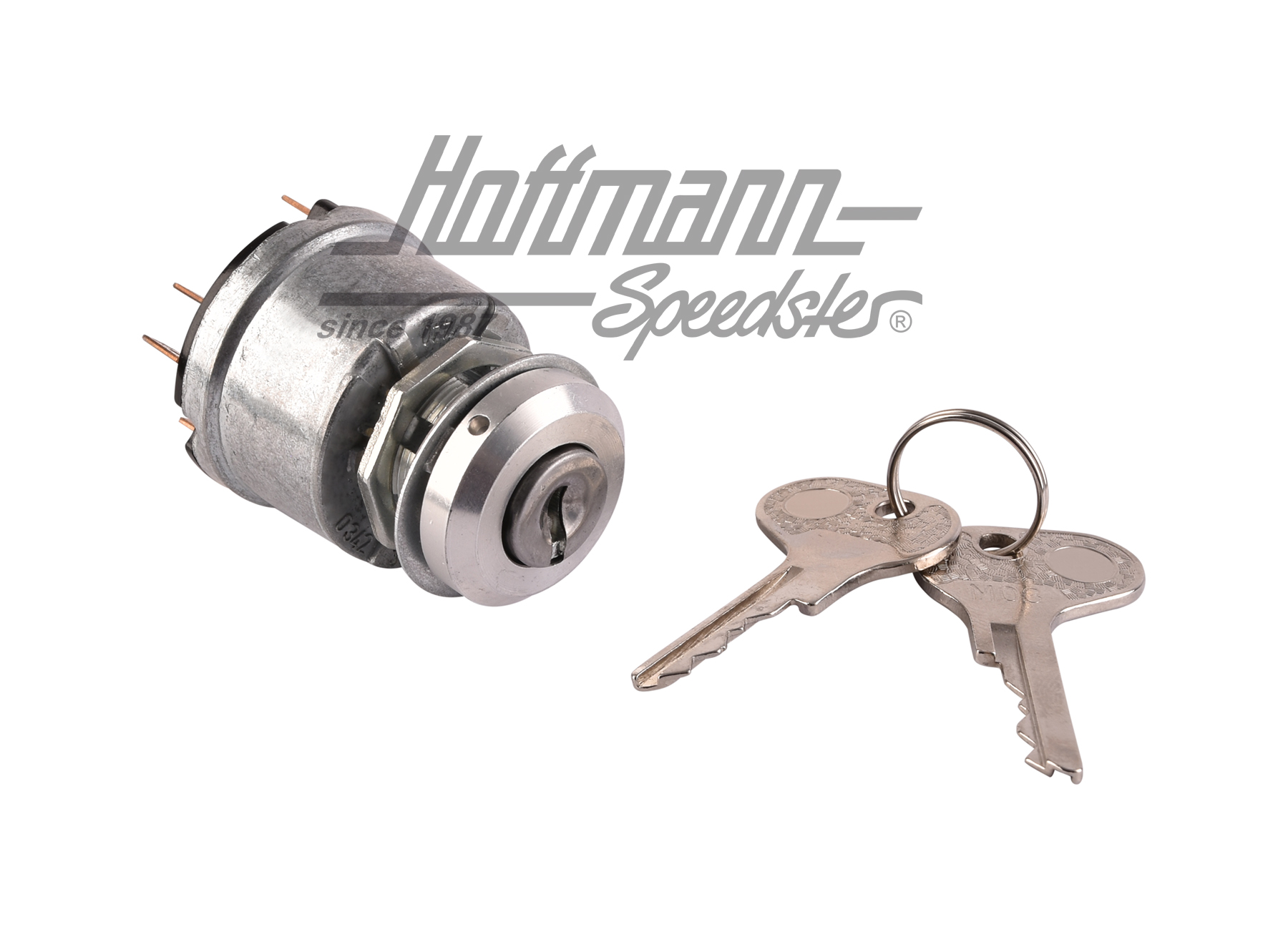 Ignition switch, with cylinder, Porsche 911, 65-68 | 901 613 101 10 | 580-3034