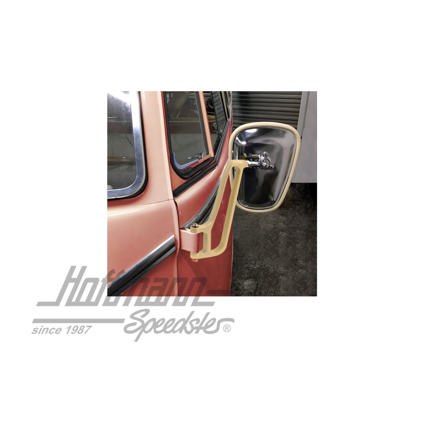 Mirror arms, Bus T1, M194, ivory-coloured                                                           