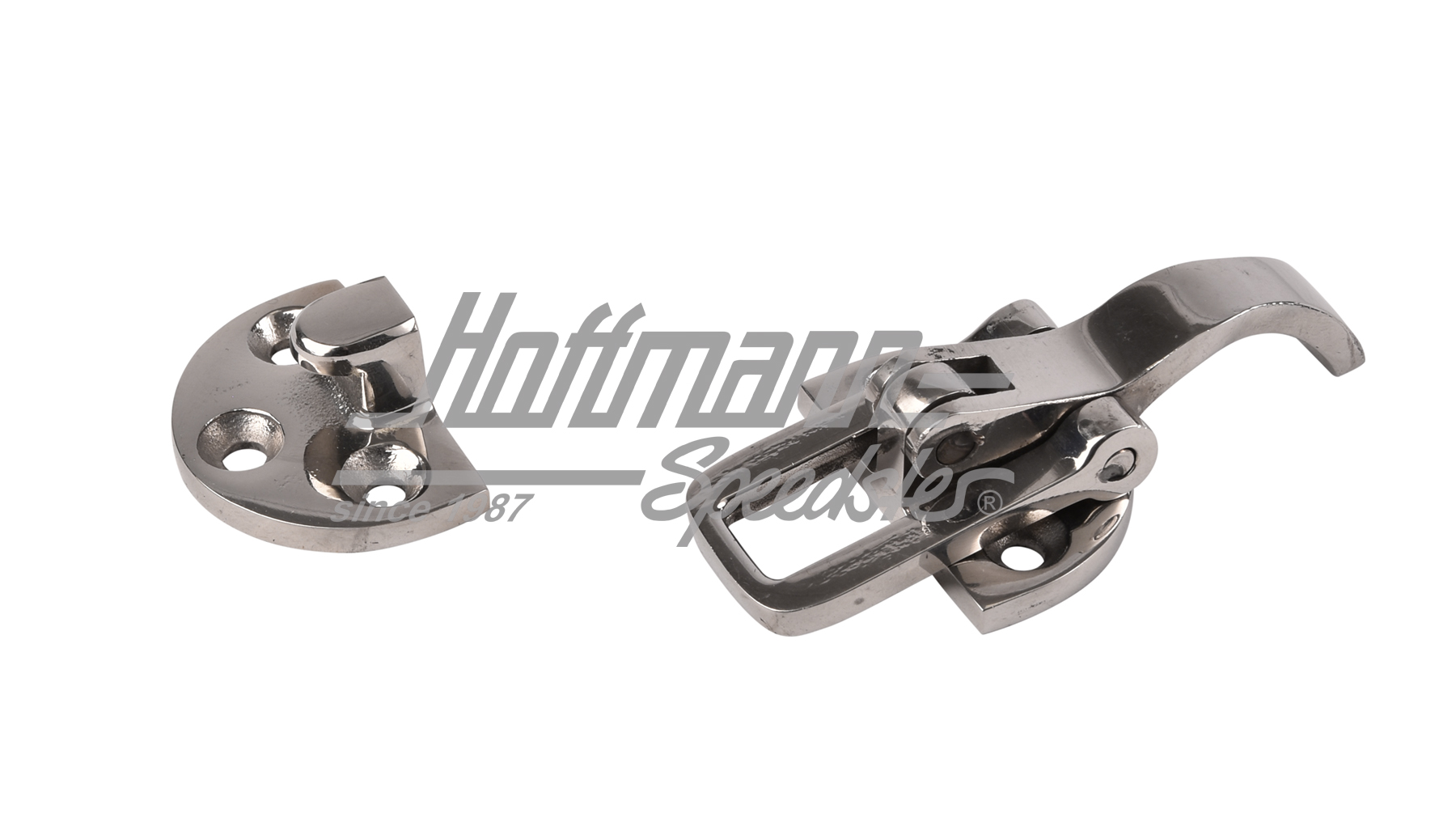 Convertible-top catch set, front, Type 181, stainless | 181 898 383 | 080-2896