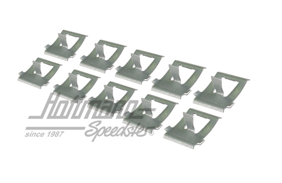 Moulding clamps, running board, 33mm, set | 113 853 559 | 020-2100-35