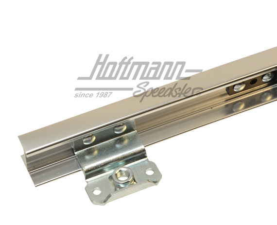 Vent window, complete, Bus T2, chromed, right                                                       