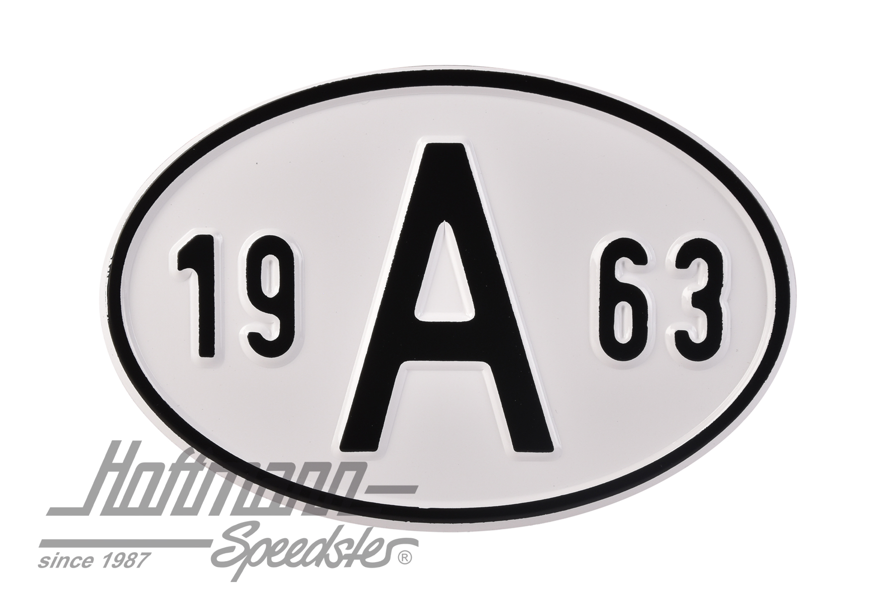 Nationality plate "A", alu, with year 1963 |  | 020-2398-63
