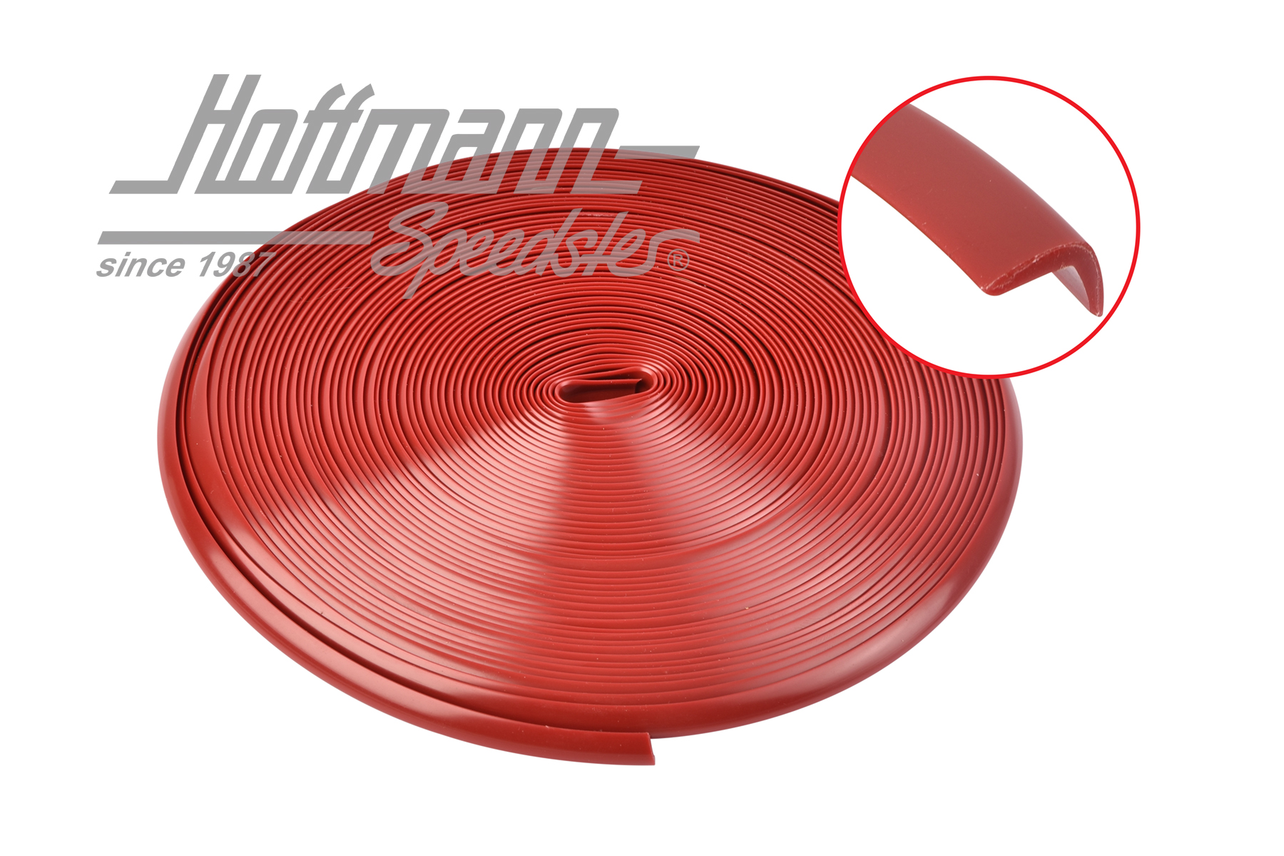 Trim beading, Bus T1 Samba, wax-red | 241 853 590SWR | 089-6300-11