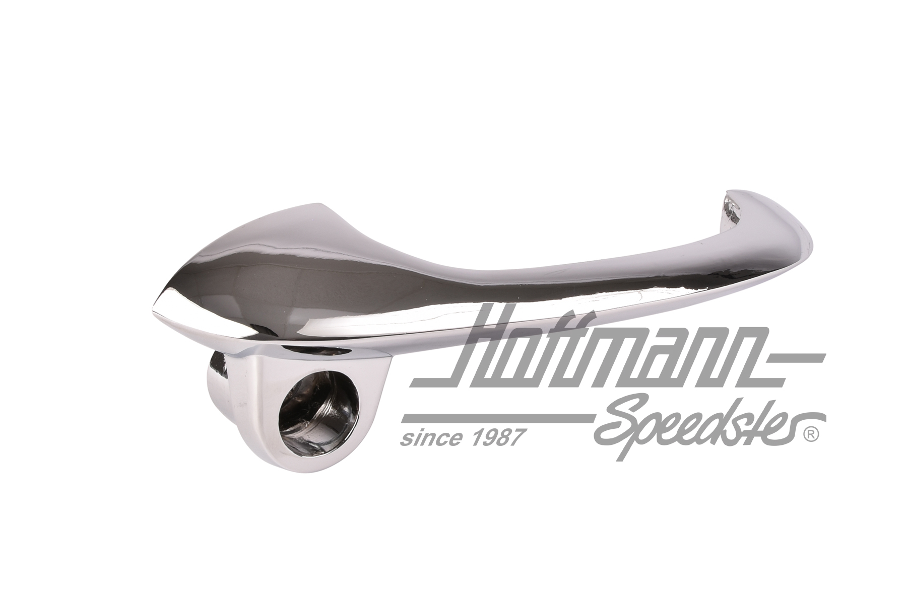 Door handle, bare, 8.63-7.67, chromed, right | 141 837 206 A | 060-6120-02
