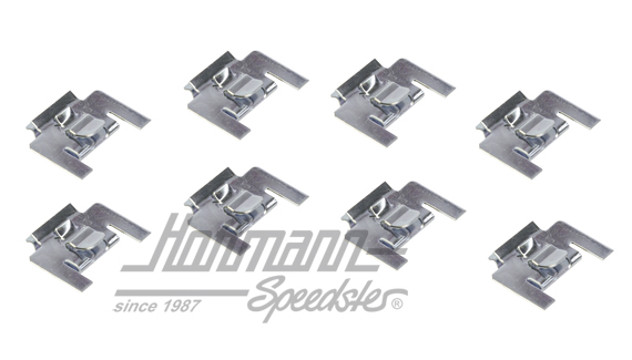 Clamp, scraper, front (8 pieces) | 171 837 485  8x | 350-3505-08