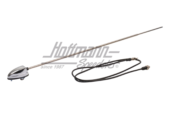 Antenna, universal, 1-foot, chromed foot | 111 999 901 A | 020-4397-10