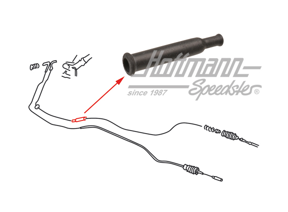 Rubber lead-through, heater cable, front                                                            