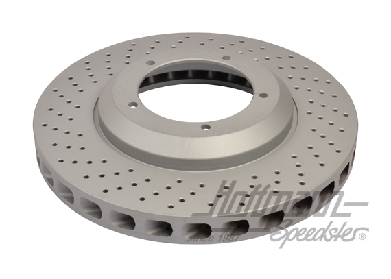 Brake disc, front, 911 Turbo, 81-89, left | 930 351 047 02 | 522-1170-01