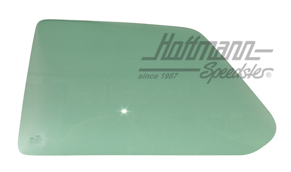 Side window, Golf 1 sedan, rear, left, green | 161 845 301 A | 180-8184-01