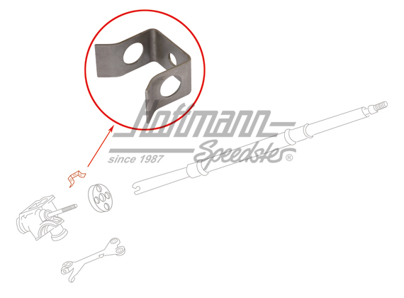 Tab washer, steering tube flange, lower | 111 415 425 | 020-4300-25