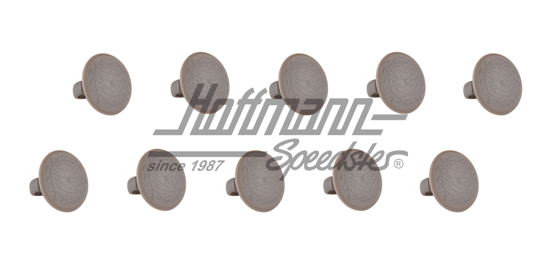 Clips, trim panels, Bus T3, grey | 251 867 299  6AW | 360-1551-24