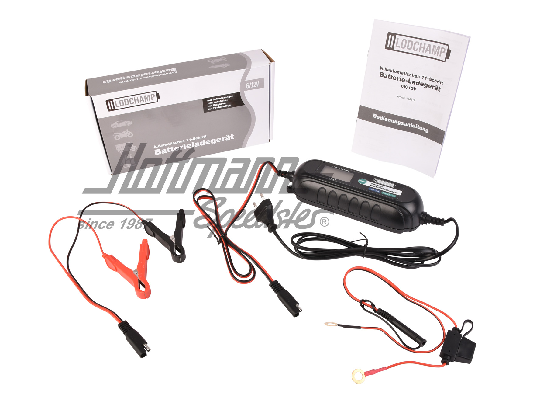 Battery charger, 6V/12V, 1.2 up to 120AH | 136312 | 027-0930-04