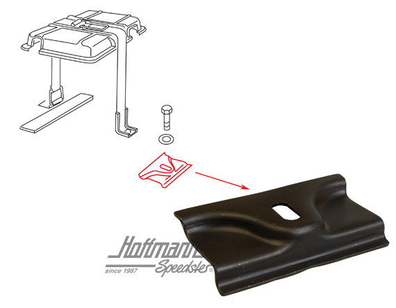Battery holder, screwable, universal | 131 915 313 | 050-2112-08