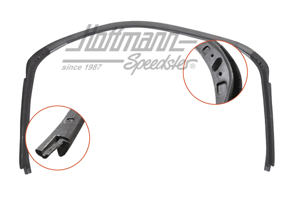 Seal, Targa bow, front, 911, 74-85                                                                  