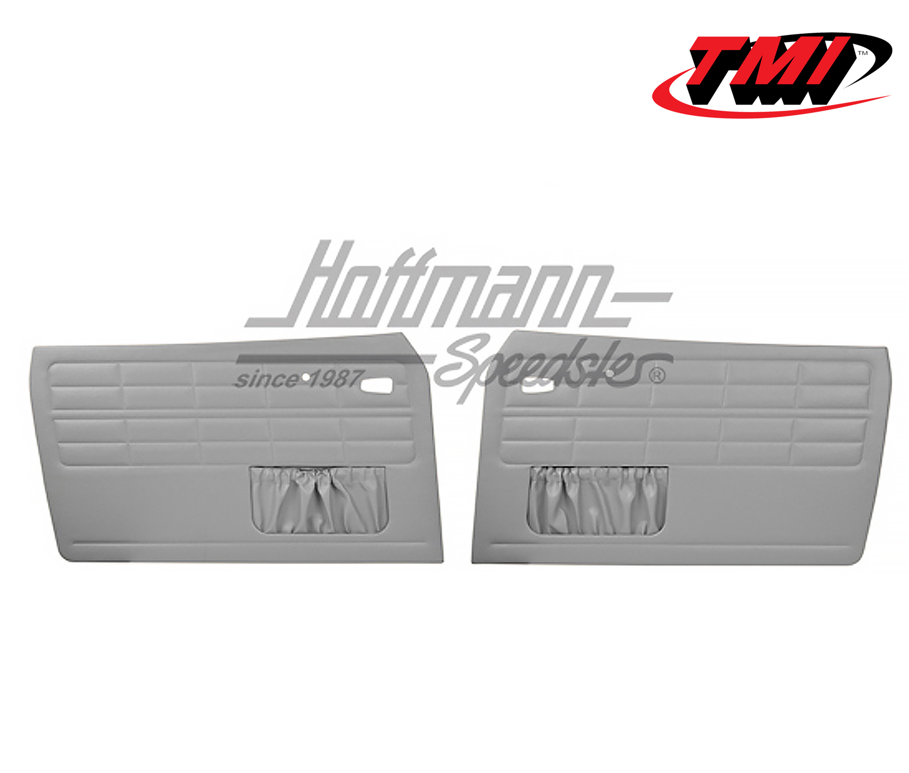 Door panels, Karmann Ghia, 8.63-, grey | 10-1505-16 | 066-0022-03