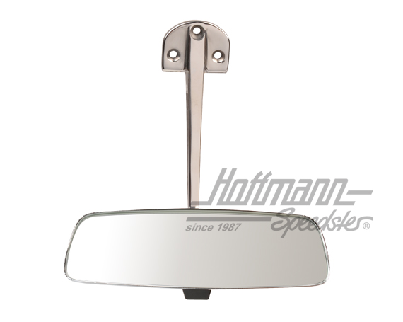 Inside rearview mirror, chromed, 911/912, .65-.77 | 901 731 010 20 | 512-0404