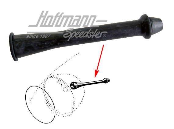 Cable sleeving, headlight housing/side panel, 64-67 | 111 941 185 A | 020-4987-08