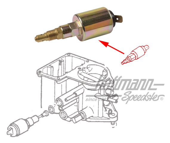 Idle running nozzle, electrical, G55/12V, 65-70 | 058 129 413 D | 020-1348