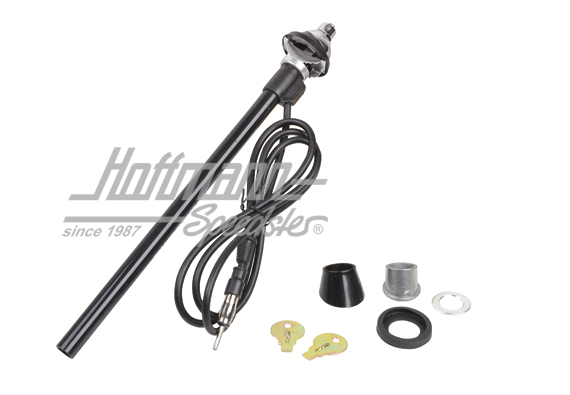 Antenna, Porsche 911, 65-89, chromed | 901 645 301 00 | 580-1380