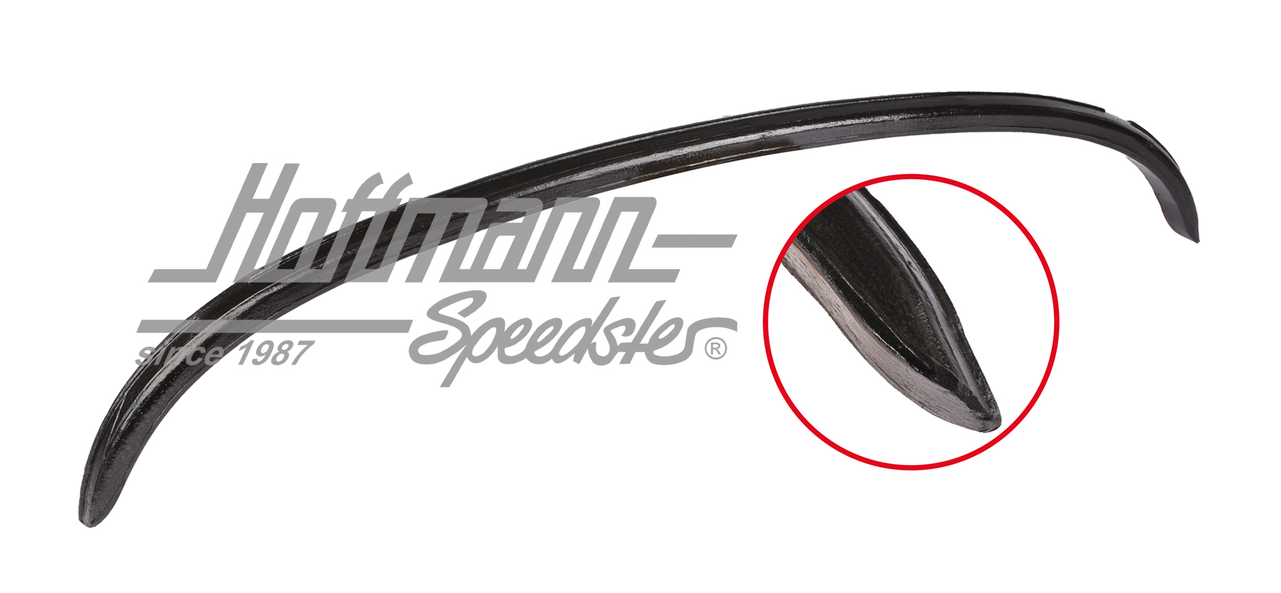 Bow, over rear window, 8.64-7.71 (plastic) | 151 871 093 BK | 020-4606-08