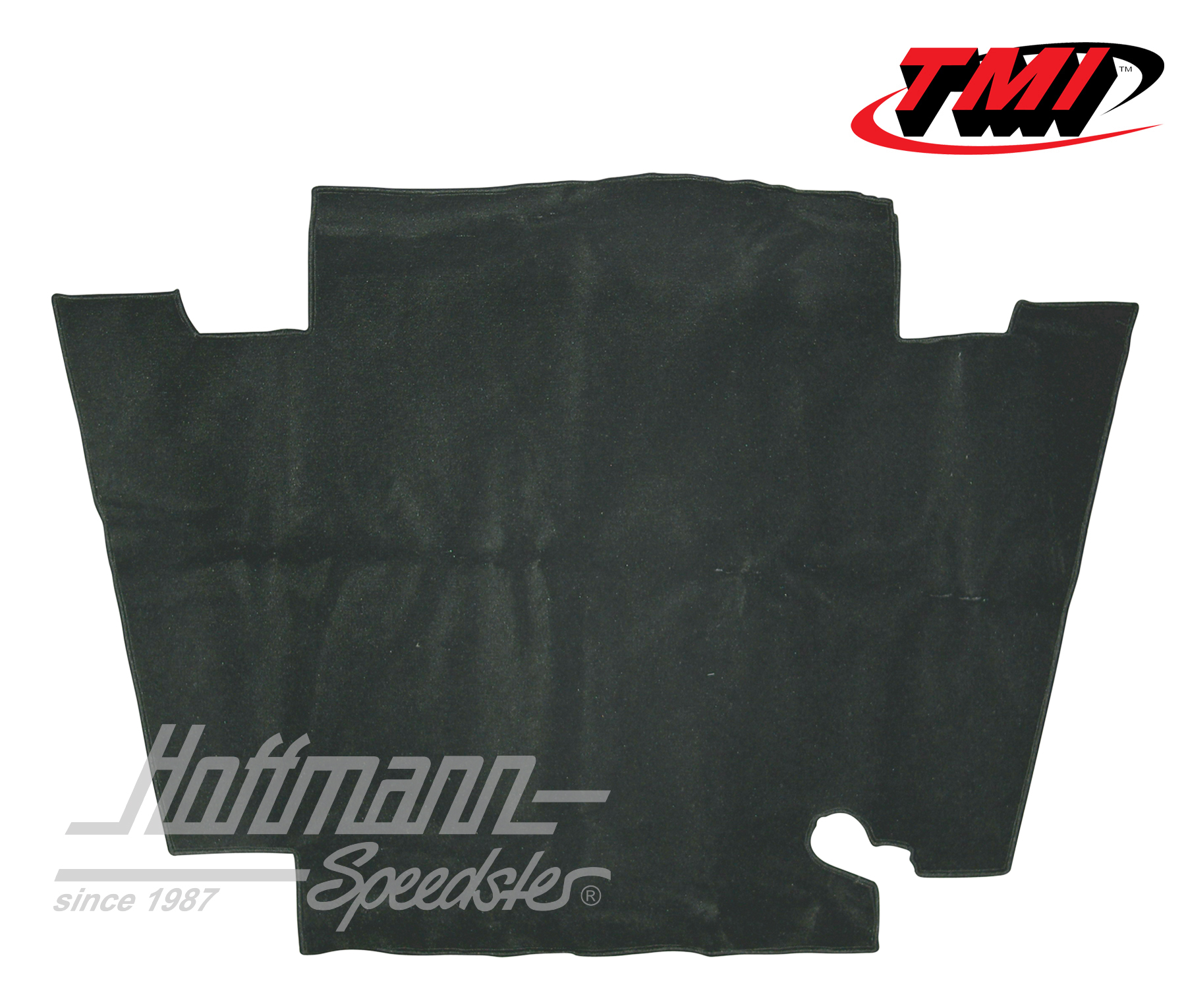 Trunk carpet kit, Karmann Ghia, 59-67, black | 34-T1557-801 | 066-0054-50