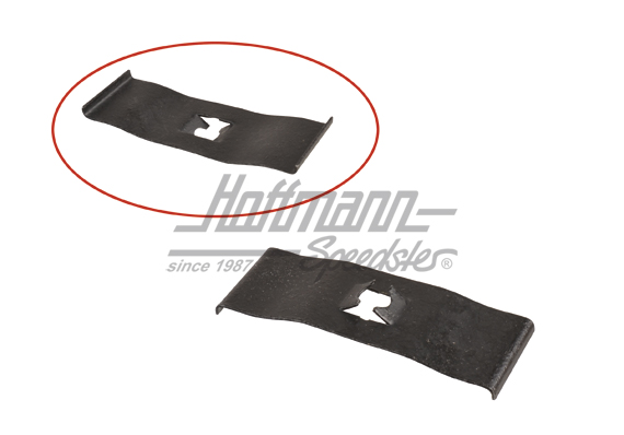 Retainer, radio opening cover, Beetle/Bus | 211 857 237 | 020-2000-28