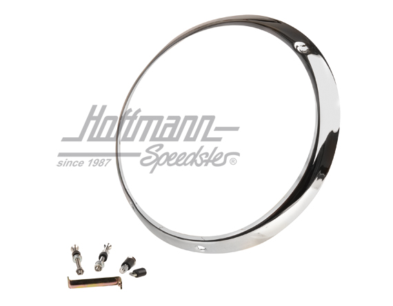 Headlight rim, H4, 911, chromed | 911 631 933 00 | 580-1940-12