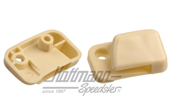 Sun visor clip, 8.67-, off-white                                                                    