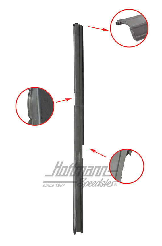 D-pillar, complete, inner, 3.55-7.63, right | 211 813 422 A | 095-0268-02