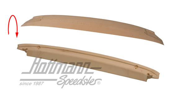 Front header bow, Karmann Ghia, 12.68-7.74 (wood)                                                   