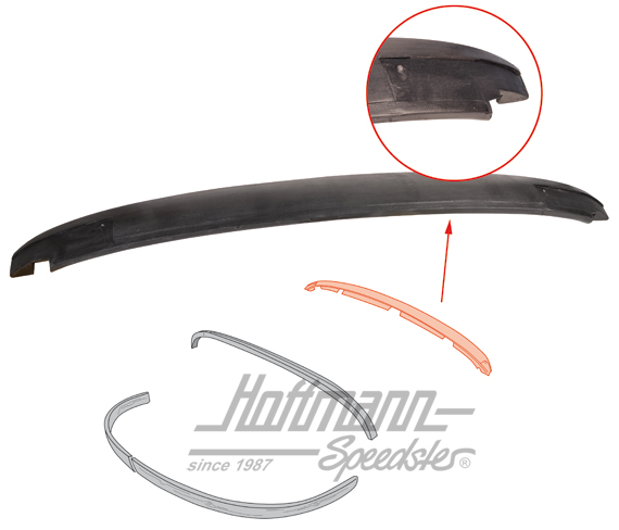 Front header bow, Karmann Ghia, 12.68-7.74 | 141 871 503 AS | 060-4100-07