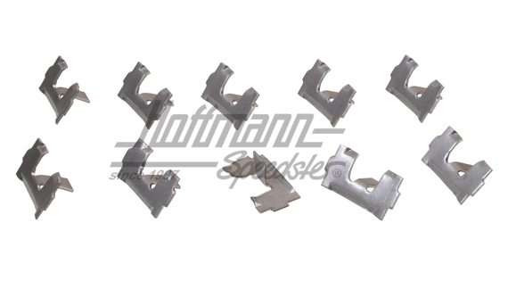 Moulding clamps, running board, 18mm, set | 113 853 559 A | 020-2100-45