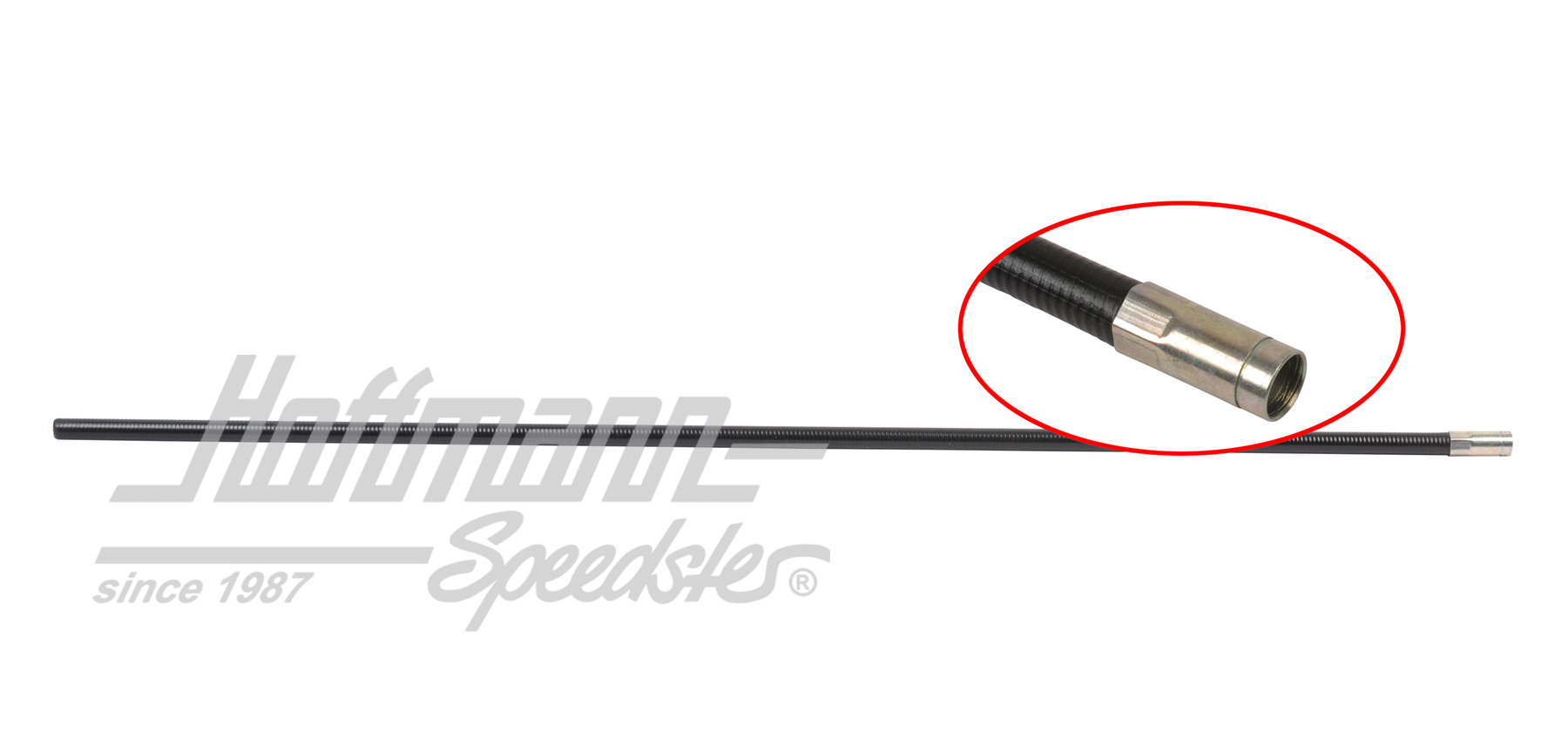 Accelerator-cable guide tube, Bus T2, 1.6, 71-79 | 211 721 551 J | 092-0980