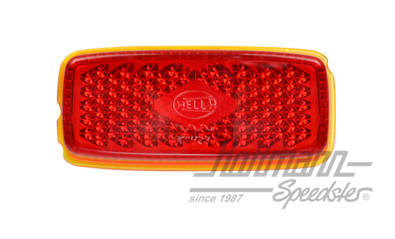 Lens, stop light, Porsche 356, 50-52, Hella                                                         