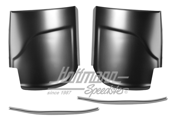 Gravel guards, rear, black | 20020 | 020-2022