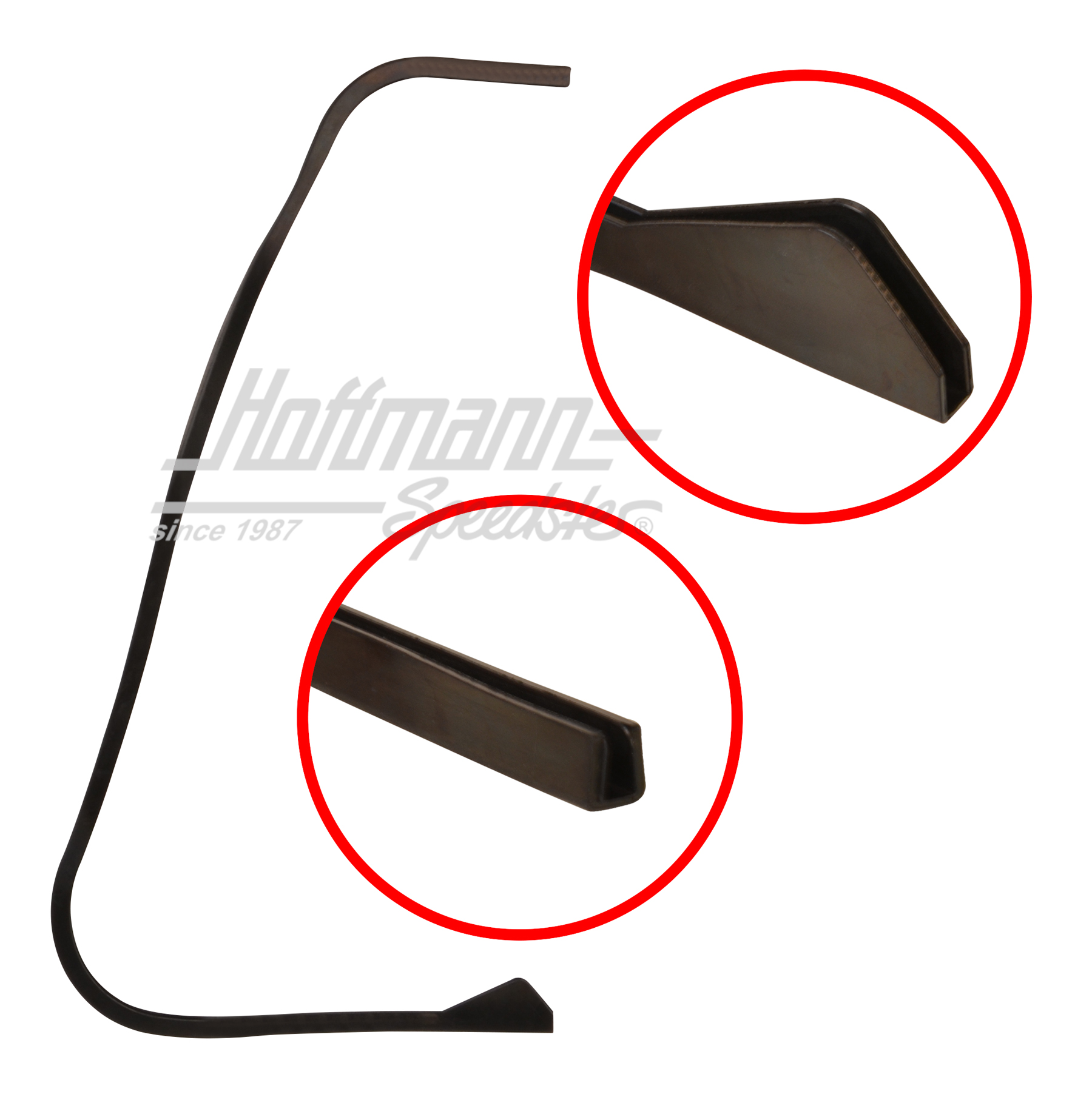 Seal, vent-window glass/frame, Bus t2 | 221 845 295 Passform | 090-6163