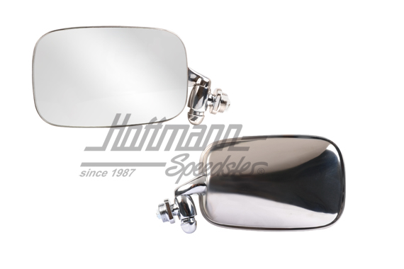 Rearview mirror, Karmann Ghia, 65-, left | 141 857 501 B | 060-6113-01