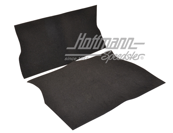 Trunk carpet, Golf 1 Convertible, black | CK5527 Black | 180-3033-10