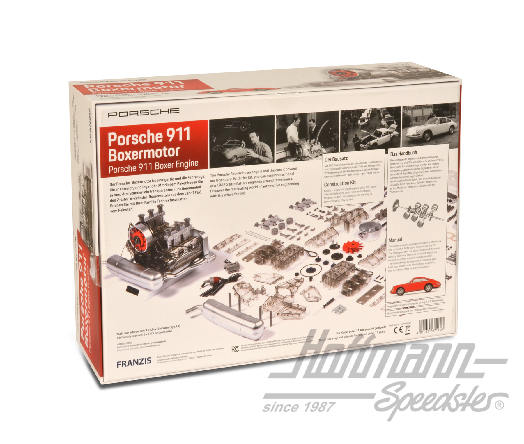 Porsche 911 boxer engine, Model kit                                                                 