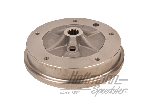 Brake drum, rear, 5 holes/hole circle 205mm, -7.67 | 113 501 615 D | 020-3942