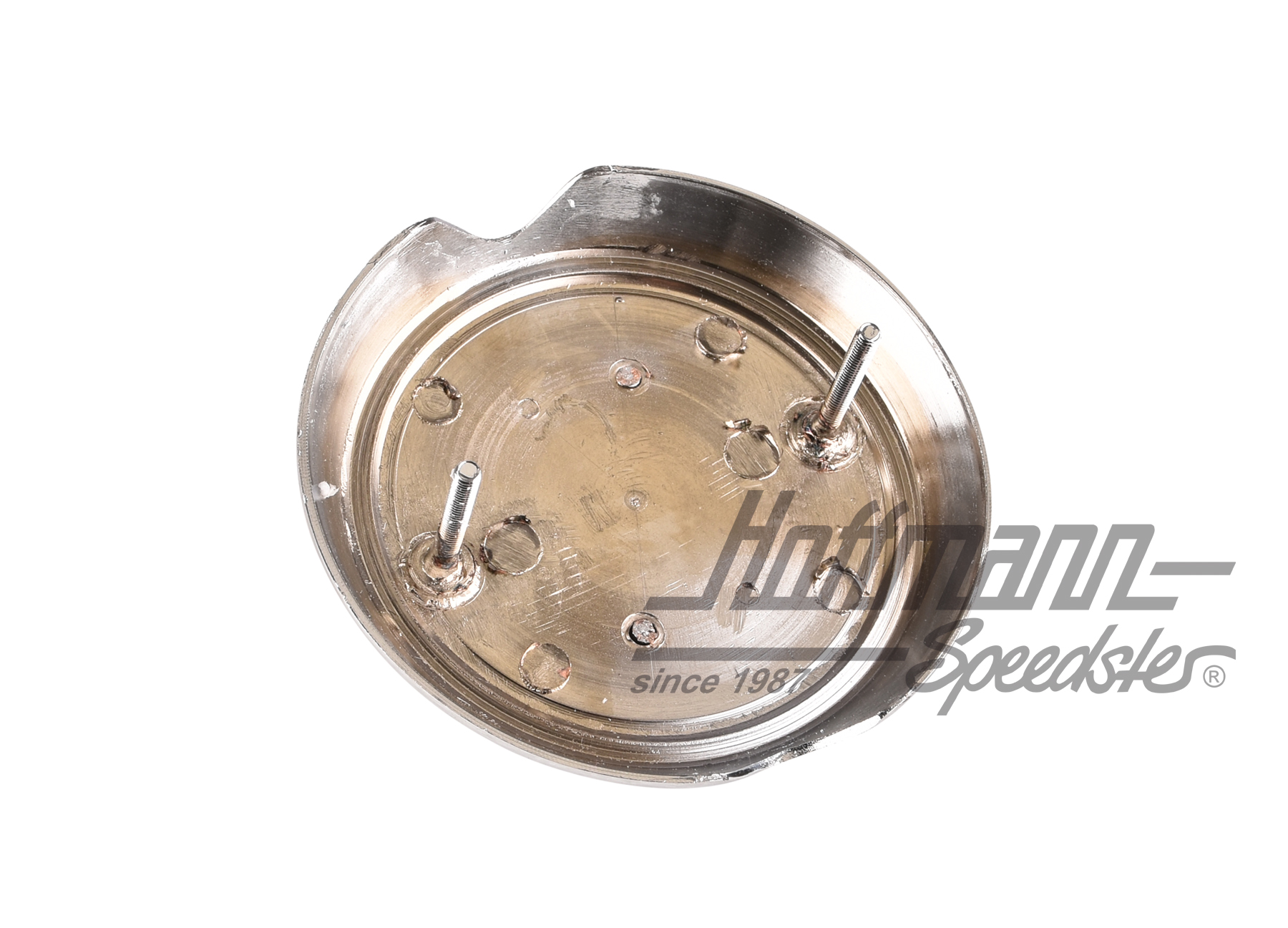 Emblem, with base, chromed, 8.62-7.74                                                               