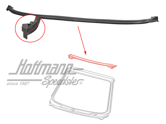 Front header bow seal, 1.79-7.84 | 155 871 349 A | 180-4014-10