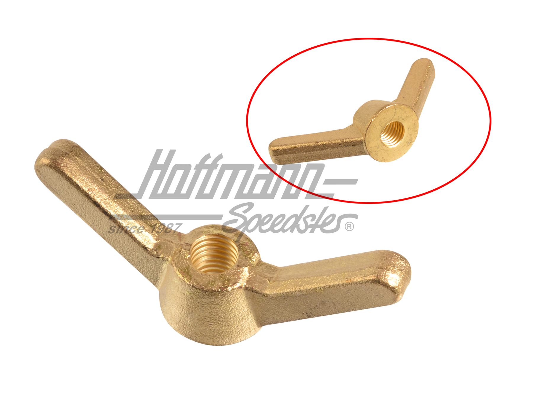 Butterfly nut, seat fixing | 111 881 281 | 089-4804