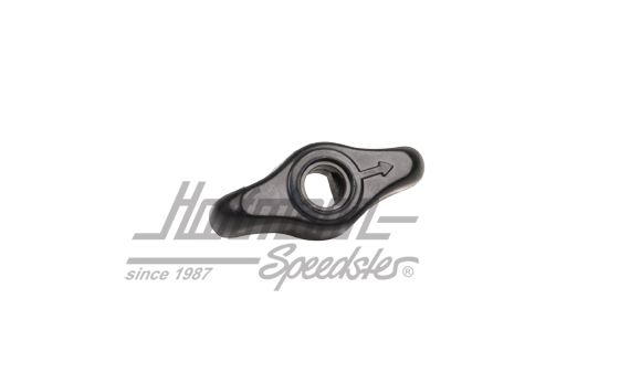 Handle, air distribution flap, black                                                                