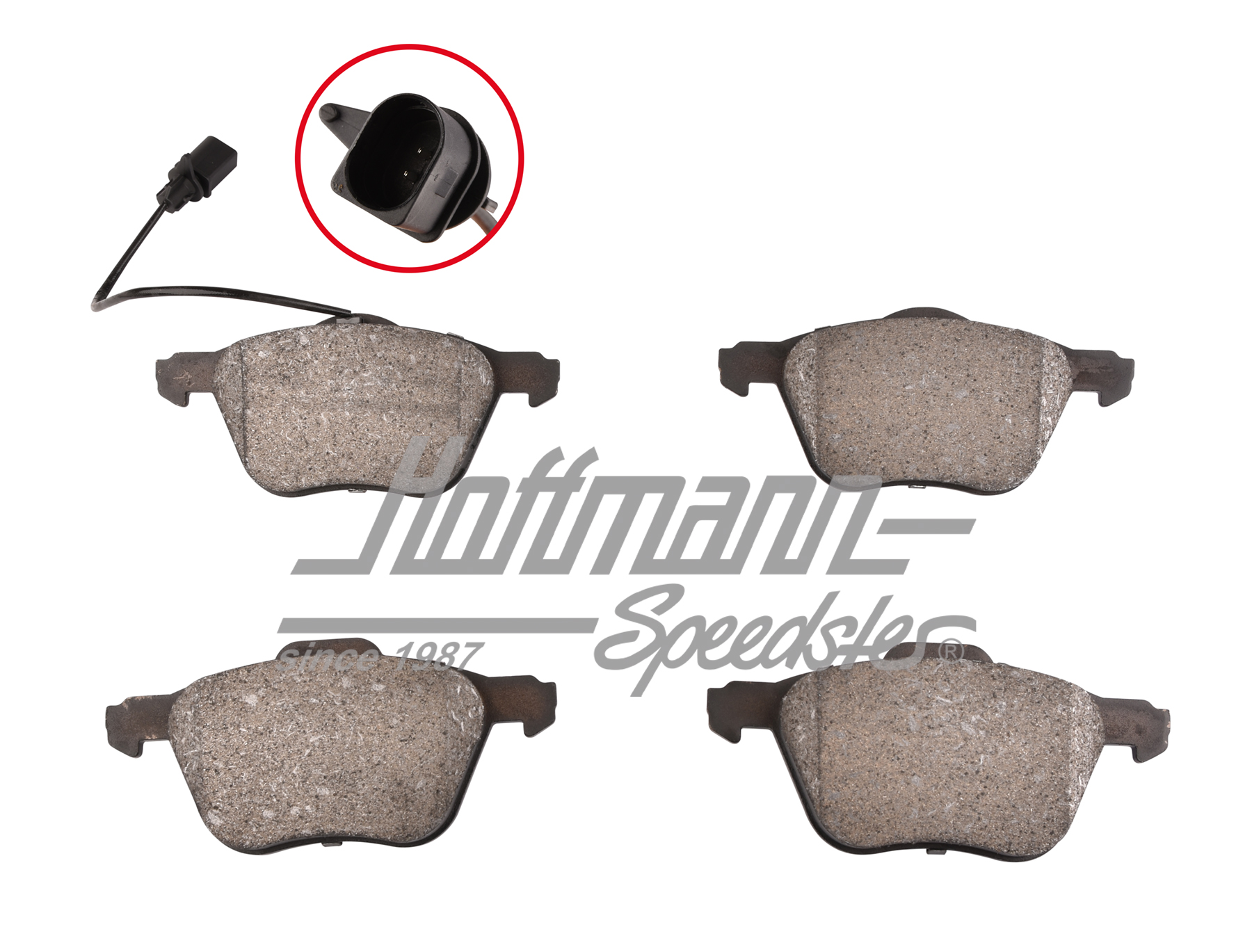 Brake pads, front, Bus T4, 05.00-6.03 | 7M3 698 151 A | 406-0133