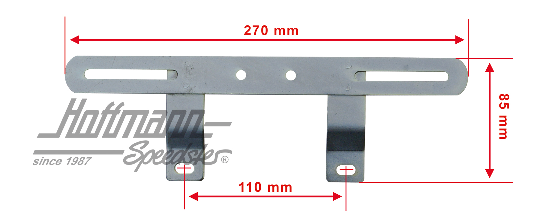 License-plate bracket, front | 00-3181-B | 020-3070