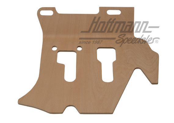 Bottom plate (wood), Coupé, 74-89, left                                                             